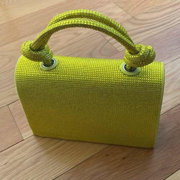 Zara yellow sequin clutch - Picture 3 of 7